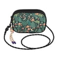 thumbnail image 2 of FORMRS Mini Crossbody Bag for Women Adjustable Rope Shoulder Casual Phone Purse, Green Vibrant Forest Pattern, 2 of 7
