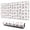 White Cow Moo, variant on Long Mouse Pads for Desk,White Cow Heart Egg Pattern Desk Mats on Top Of Desks, Desk Mouse Pad Extra Large with 3mm Non-Slip Base and Stitched Edge for Gaming,Office,Work,Home 31.5"x11.8"