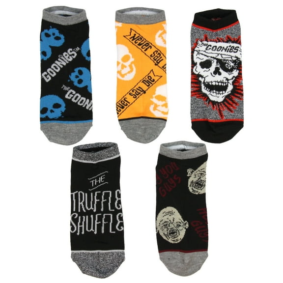 The Goonies Mix And Match Mens And Womens 5 Pack Ankle Socks
