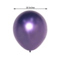 thumbnail image 3 of Efavormart 5 Pack | 18" Chrome Purple Metallic Latex Balloons, Helium Party Balloons, 3 of 10