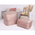 thumbnail image 5 of Unique Bargains 1 Pack Clothes Storage Bags Moving Bags Pink 21*16.5*12in, 5 of 8