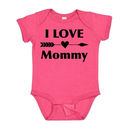 

Inktastic I Love Mommy Gift Baby Boy or Baby Girl Bodysuit