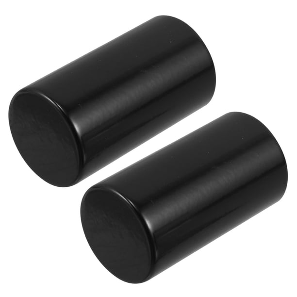 IDEANATEGRATE 2Ud Tapas De Tornillo Para Motocicleta Cubiertas Negras De Aleación Resistentes