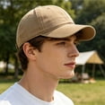 thumbnail image 2 of Washed Cotton Dad Hats for Men Women, Retro Adjustable Baseball Caps with Curved Brim, Breathable Casual Hat for Daily Outdoor Running, 2 of 5