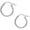 Silver, variant on Sterling Silver Clutch Hoop Earrings | 2mmx45mm Plain Clutch Hoop Earrings for Women - Elegant and Versatile