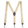 thumbnail image 2 of ZACPNCV 1.4 Inch Wide Suspenders for Men with 4 Heavy Duty Clips Elastic X Back Braces Adjustable Length for Formal Attire, 2 of 2