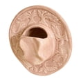 thumbnail image 2 of Jarrón de cerámica con forma de sombrero de vaquero, centro de mesa decorativo para el hogar, jarrón con forma de sombrero de temática occidental para Rosa, 2 of 9