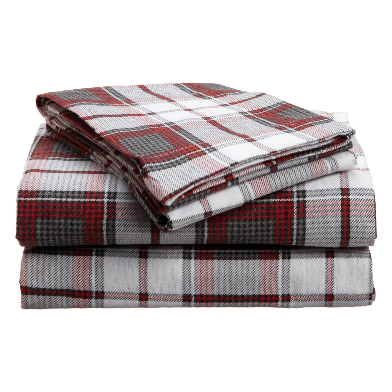 Divatex Full Size Flannel Sheets, Red/bl
