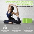 thumbnail image 4 of Yoga Block 2 Pcs, Yoga Brick Foam Blocks EVA Foam Block, Soft Non Slip Surface with Bevel, Yoga Accessories for Stability, Balance and Deep Stretching, for Yoga, Pilates, Stretching and Toing, 4 of 8