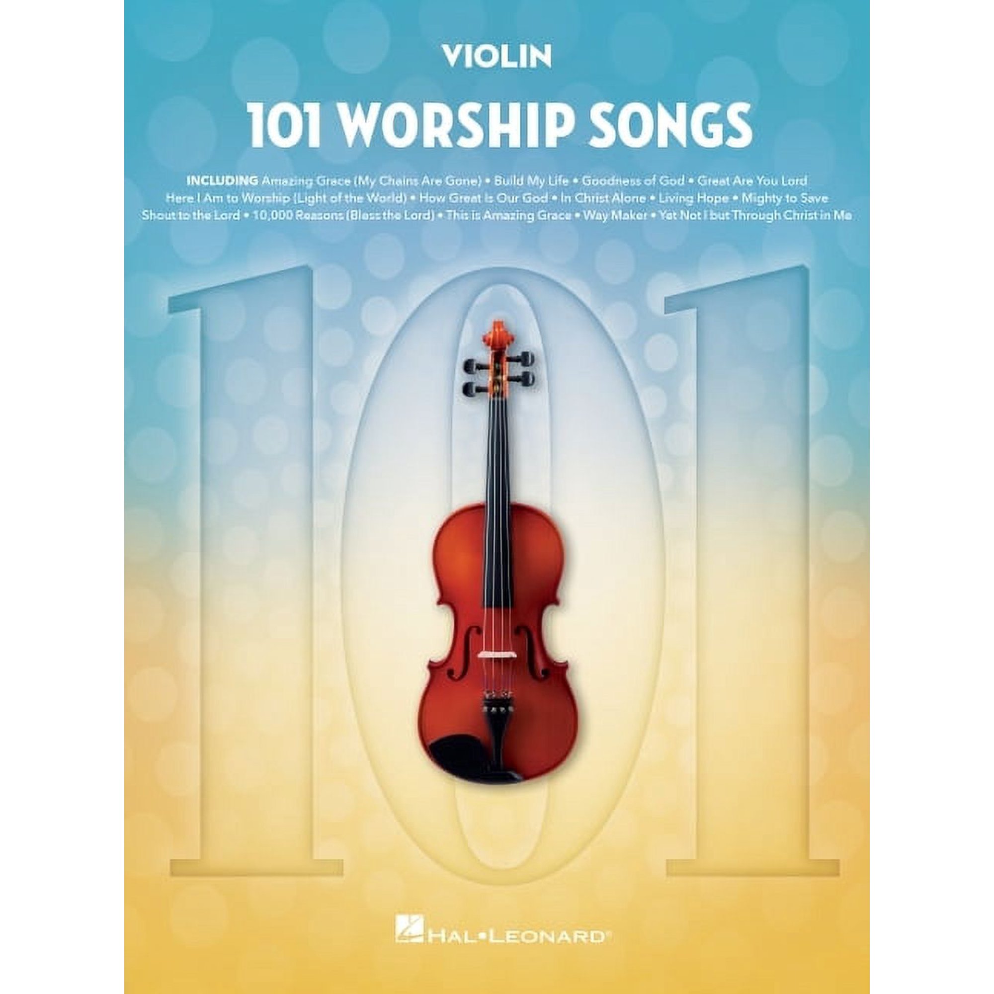 101 Worship Songs for Violin Instrumental Songbook for Beginners and Students Christian Violin Sheet Music Collection fo (Paperback)