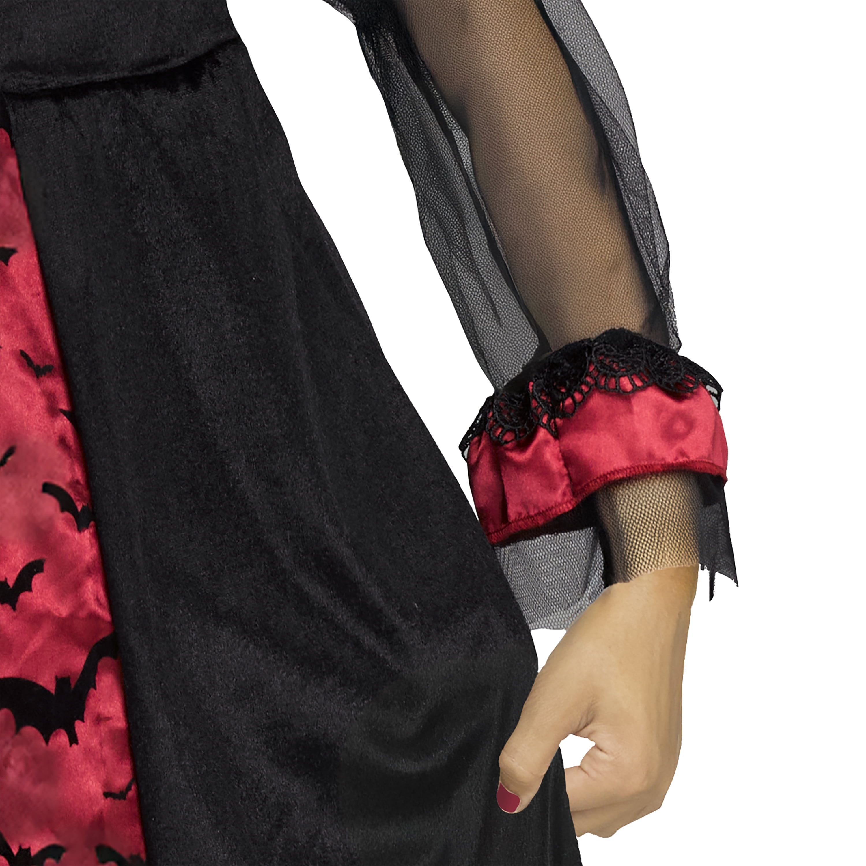 Vampiress Halloween Costume for Children, Girl's Size L (10/12), by Way to Celebrate