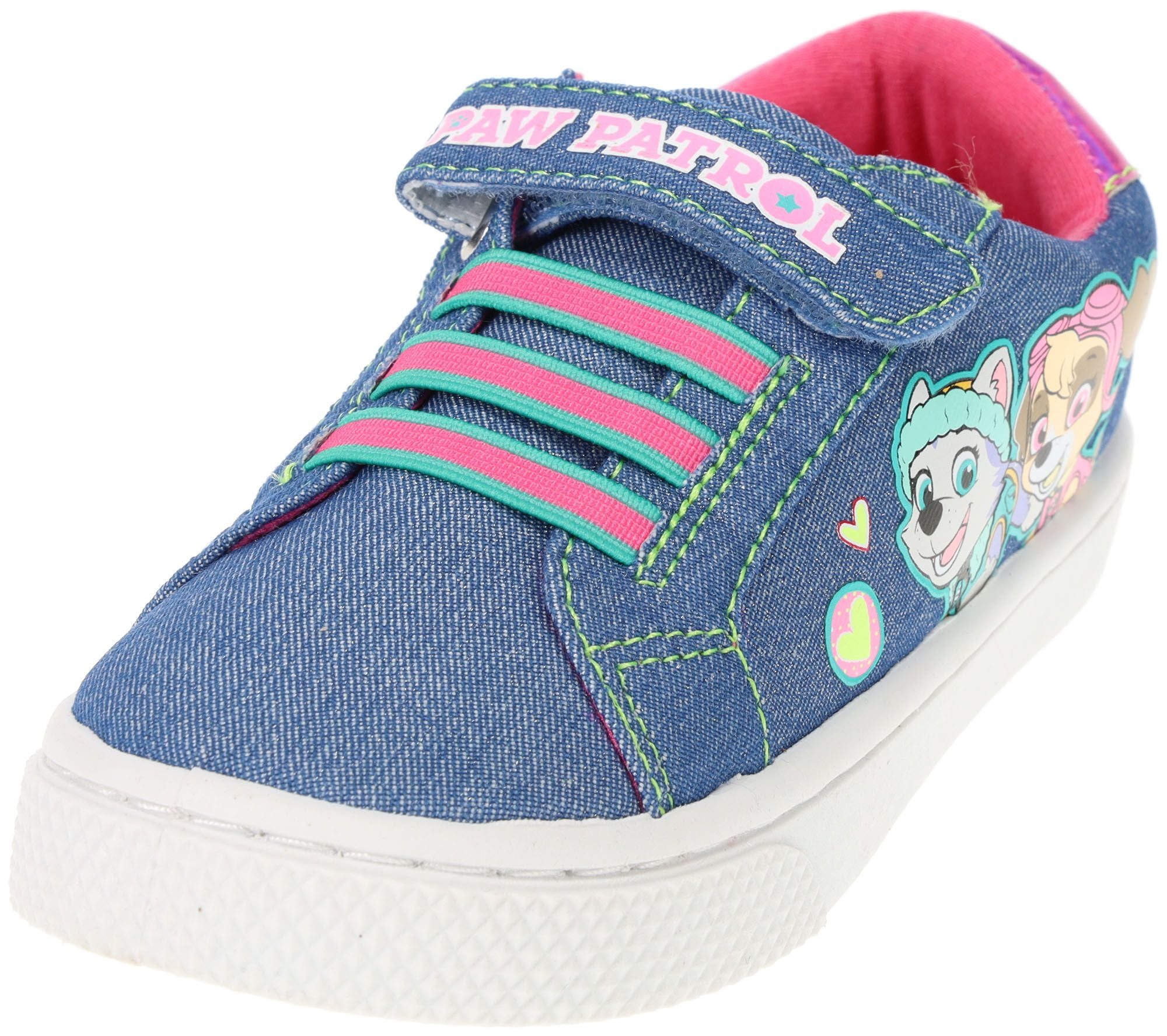 Chase and Everest Marshall Skye Low Top Denim Casual Paw Patrol Toddler Shoe 