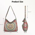 thumbnail image 2 of Sac Bandoulière Mandala Culturel Exotique avec Sangle Réglable Minimaliste pour Femmes, 2 of 5