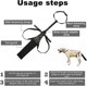 thumbnail image 3 of 2Pcs Dog Tail Protector, Dog Tail Guard Dog Tail Cover for Wounds Black Dog, 3 of 4