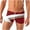 Wine, variant on ZVNAΖH Men's Square Leg Swim Briefs Swimsuit Athletic Swimwear Bathing Suit Swimming Trunks