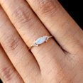 thumbnail image 5 of Marquise Opal & Diamond Ring, 925 Sterling Silver Band Ring, Anniversary Ring, Handmade Fine Jewelry, Gift For Her May Birthstone Ring., 5 of 5