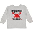 thumbnail image 3 of Inktastic Godson My Godfather Loves Me Boys or Girls Long Sleeve Toddler T-Shirt, 3 of 5