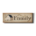 thumbnail image 1 of Epic Graffiti 'Family' by Pam Britton, Canvas Wall Art, 36"x12", 1 of 2