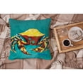 thumbnail image 4 of Carolines Treasures MW1322PW1414 Crab Tunnel Fabric Decorative Pillow  14Hx14W multicolor, 4 of 4