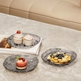 thumbnail image 4 of Kugisaki 4 PCS Plastic Serving Trays With Base For Party Dinner Plates Dishwasher Plastic Plates Reusable Lightweight Plates For Kitchen Or Camping on Clearance, 4 of 7