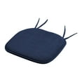 thumbnail image 1 of Cateissary Cojín de asiento con correas antideslizante para silla de interior, alfombrilla para taburete, suave, transpirable, cómoda para el Decoración del hogar Azul 41*41cm, 1 of 6