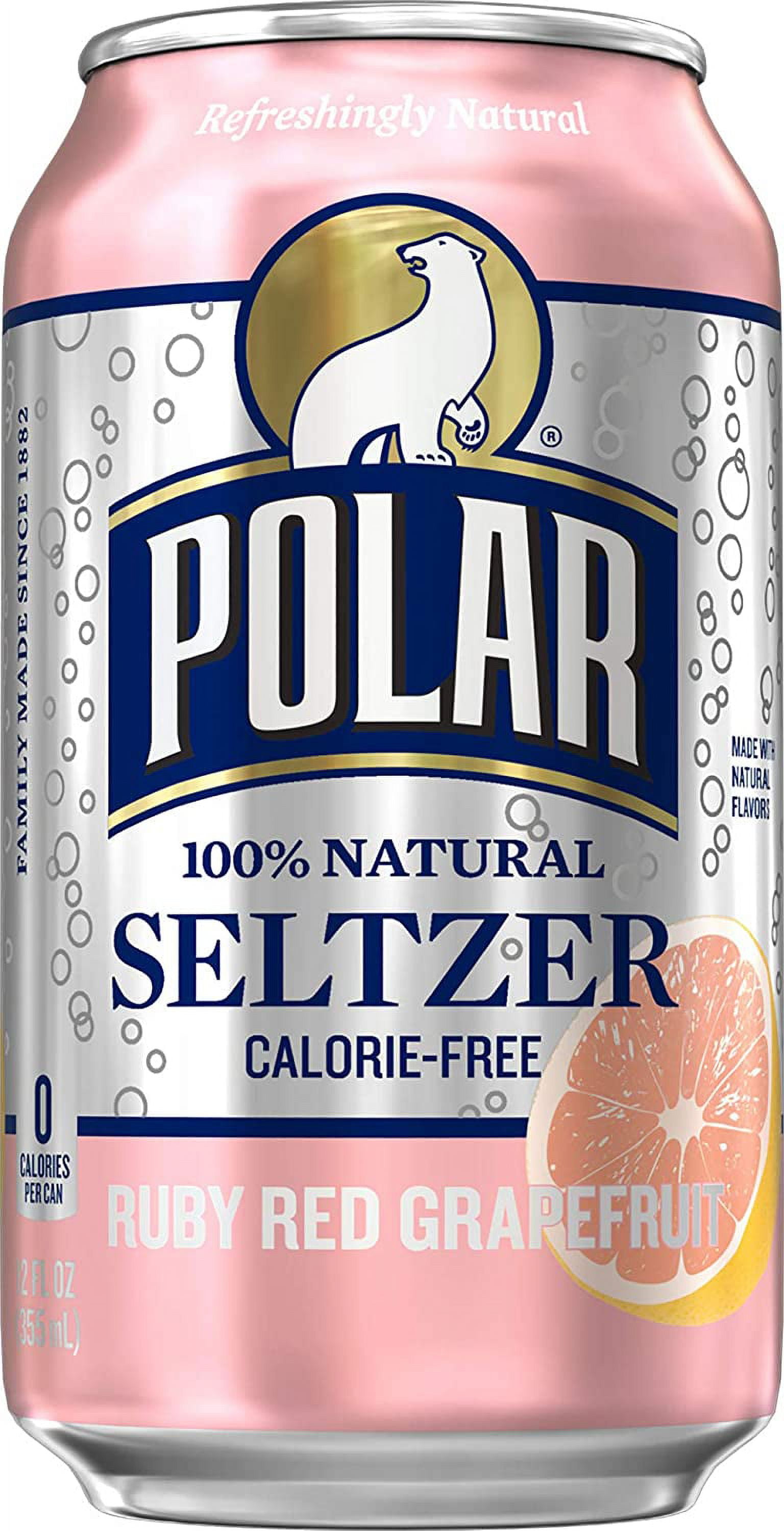 Polar Seltzer Variety Special, Cranberry Lime, Mandarin, Ruby Red Grapefruit, Lime Flavor, 12 oz Can (3 x 4 Flavors, Total of 12 Cans