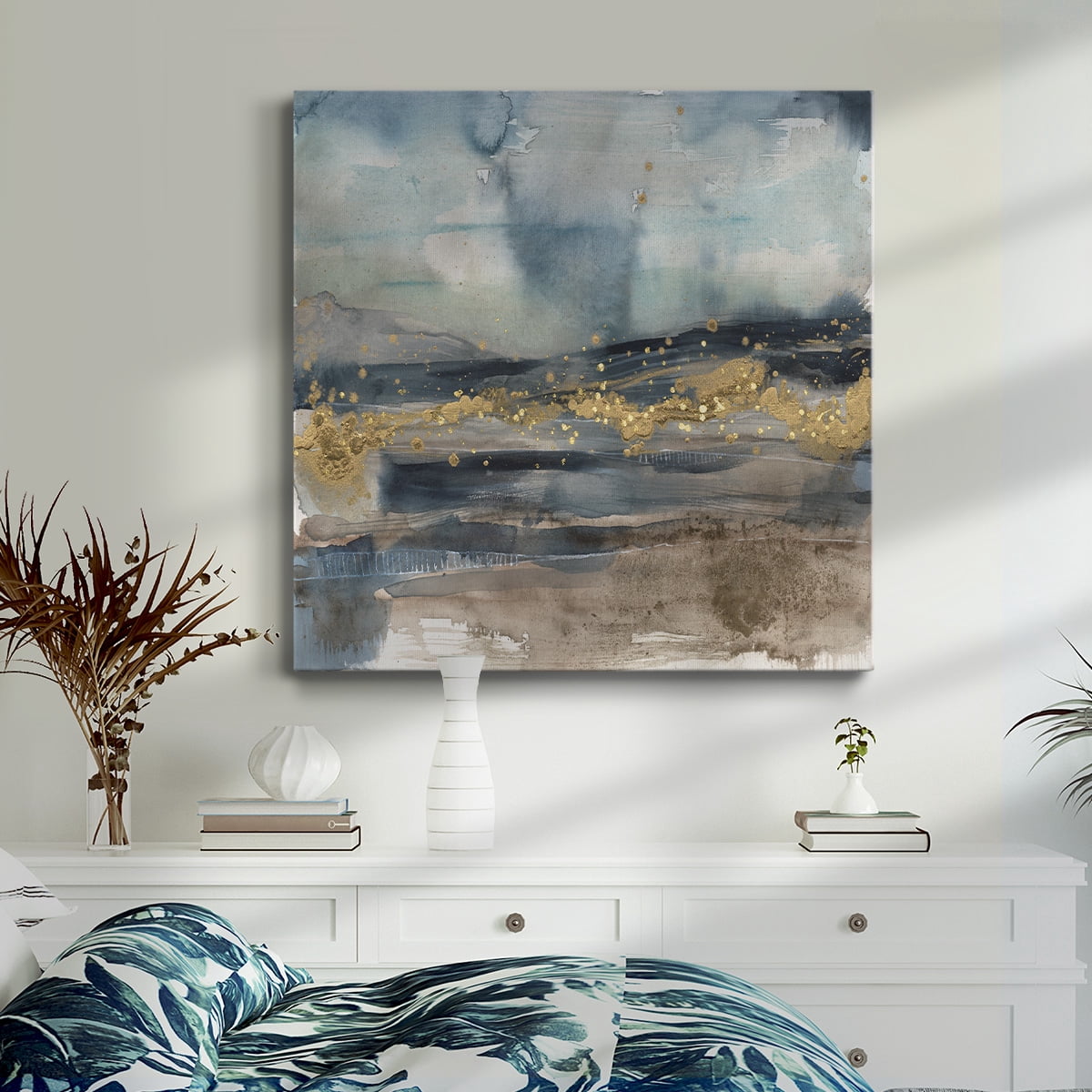 Wexford Home Golden Light on the Horizon I-Premium Gallery Wrapped Canvas, 40" x 40" - Ready to Hang