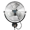 thumbnail image 2 of Optimus F-4205 20 Inch 3 Speed Standing Oscillating Industrial Floor Fan, Chrome, 2 of 2