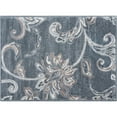 thumbnail image 3 of Madison Transitional 2' x 3' Dark Gray and Cream Polypropylene Indoor Area Rug, 3 of 9