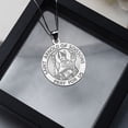thumbnail image 7 of Picturesongold.Com Saint Arnold Soissons Medal Necklace Pendants Adult-1 in Quarter-14K White Gold, 7 of 7
