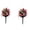 A004- 11, variant on Uv Resistant Artificial Outdoor Flowers Burgundy Faux Blooms, Artificial Flowers with Ground Stakes Fake Flowers for Outside Fall Flowers Artificial for Decoration 2 Pack