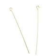 thumbnail image 4 of Cousin DIY Polished Gold Eye Pin Bulk Pack, 2 in x 0.5cm Eye, 315 Piece, Metal, 4 of 8