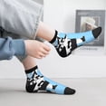 thumbnail image 2 of Silaia Bluey Print Adult Socks,Ankle Athletic Running Socks,Cushioned Breathable Low Cut Sports Tab Socks for Men and Women,Moisture-Wicking Crew Socks, 2 of 7