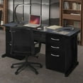 thumbnail image 5 of Regency Fusion 66" x 30" Double Pedestal Desk- Grey, 5 of 5