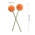 thumbnail image 4 of MINKUROW Artificial Flowers Chrysanthemum Ball Flowers 10pcs Bouquet Present for Important People Glorious Moral for Home Office Coffee House Deco Parties and Wedding(Orange), 4 of 7