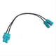 thumbnail image 1 of Cable Adaptador de Antena Convertidor de Conector de Enchufe Fakra Doble para Unidad Principal de Reproductor de Radio para para, 1 of 5