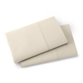 thumbnail image 3 of Wamsutta 1846 400 Thread Count Oatmeal Egyptian Giza Cotton Percale Pillow Cases, King (2 Count), 3 of 4