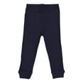thumbnail image 2 of Rabbit Skins Toddler Baby Rib Pajama Pant, Navy, 3T, 2 of 4