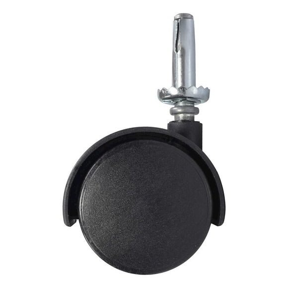 Rodaja Twin Para Madera Handy Home Nylon Negro 4Cm 1.5"