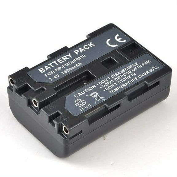 Polaroid 1800mAh Power Battery for Sony NP-FM50 FM30