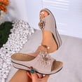 thumbnail image 5 of Pointed Toe Women's Business Office Comfortable Dress Shoes Plus Size Office Work Daily Wear Spring Summer Beige 9, 5 of 9