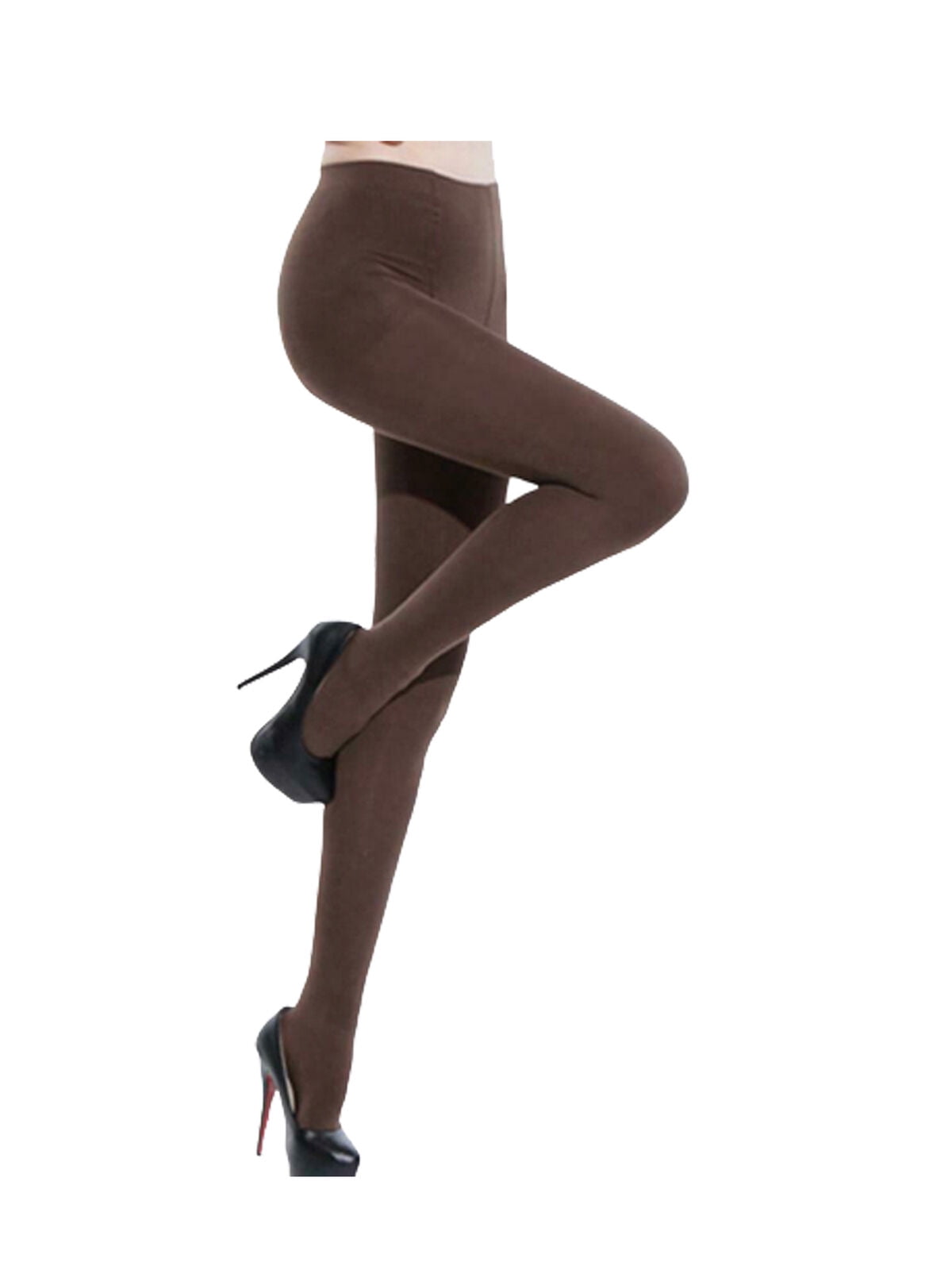 PDYLZWZY Fashion Candy Colors Opaque Footed Socks Tights Pantyhose