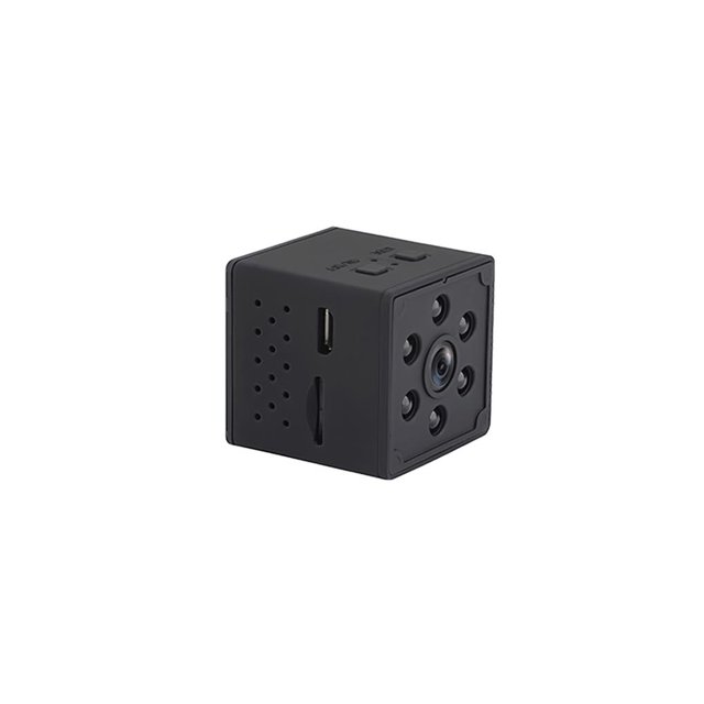 Dice Camera 1920 * 1080 150 Grados Gran Angular Usb Recargable Práctico Compacto Pequeño Deporte Portátil Wifi Cámara De Seguridad Con Base Giratoria De 360 Grados Negro Vogacara EL007731-00