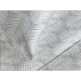 thumbnail image 3 of Ambesonne Palm Leaf Quilted Coverlet 3 Pcs, Grey Tropic Leaves Exotic, Queen Size, Grey and White, 3 of 4