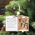 thumbnail image 4 of Adornos navideños, regalos navideños, citas bíblicas de madera, adornos navideños de nacimiento, colgantes para decoración navideña del hogar, colgante del nacimiento de Jesús, 4 of 6