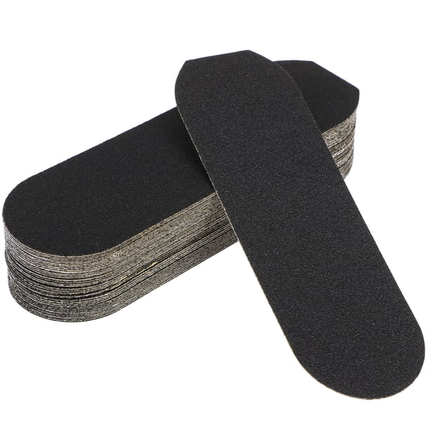 40 piezas de lija para pies, lima para pies, herramienta para remover callos y cutículas, lija portátil, accesorios para pedicura, color negro