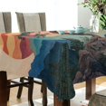 thumbnail image 5 of Yayeee Tablecloths 60" x 90" Rectangle Wrinkle Resistant Party Table Cover, Pine Tree at Dawn, 5 of 8