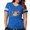 Royal Blue, variant on CafePress - Christmas Shark T Shirt - Womens Football Shirt