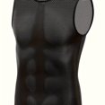 thumbnail image 1 of QJUHUNG Mens Sleeveless Cycling Base Layer Top - Quick-Drying  High-Stretch  Breathable  Contrast Mesh  Crew Neck  Skin-Fit  Polyester Fabric  Hand Wash Only  Ideal for Spring/Summer Cycl, 1 of 7