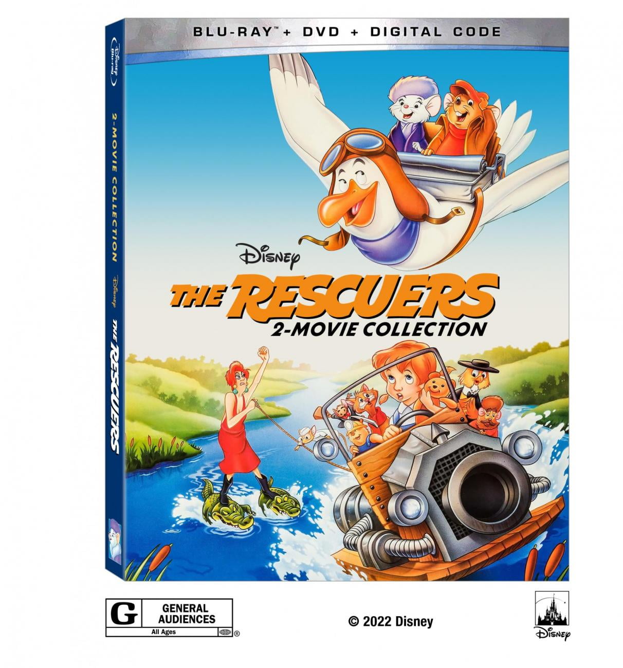 The Rescuer's 2-Movie Collection (Blu-ray + DVD + Digital Code)